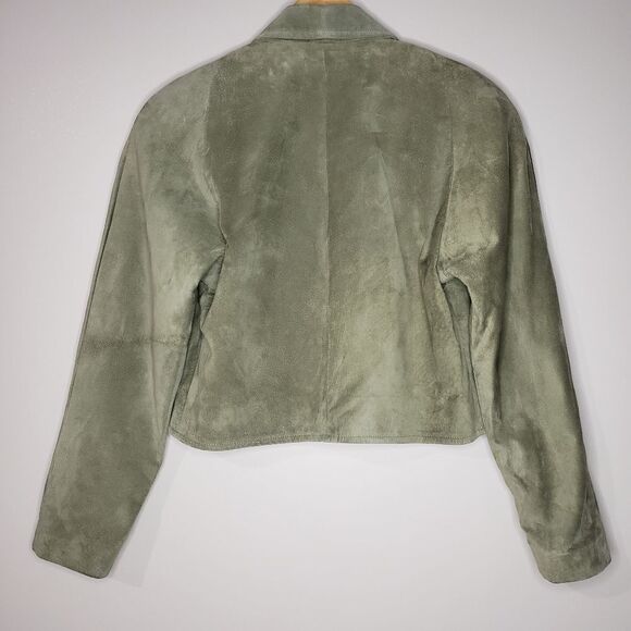 Danier Olive Leather Jacket - Picture 4 of 10